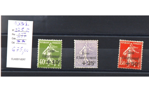 France Caisse d'amortissement - Plaquett