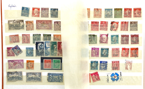 FRANCE TIMBRES PERFORES - Ensemble de 58