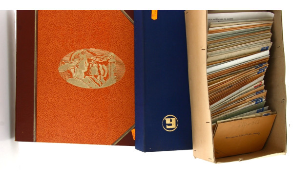 FRANCE - 2 classeurs dt doubles oblitér