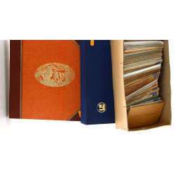 FRANCE - 2 classeurs dt doubles oblitér