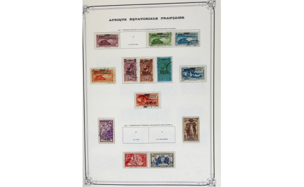 COLONIES FRANCAISES avt ind.(AEF 170 TP 