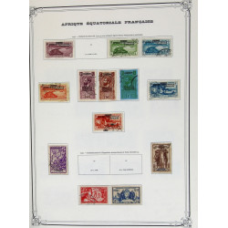 COLONIES FRANCAISES avt ind.(AEF 170 TP 