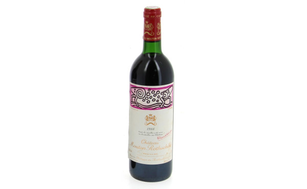 1 B MOUTON ROTHSCHILD 1988 (qqs salissur