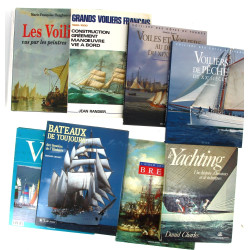 Thème VOILIERS - Lot de livres dont voil
