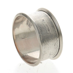 Petit anneau de serviette en argent angl