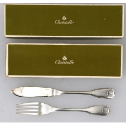 CHRISTOFLE - Modèle "Vendôme" - 12 couve