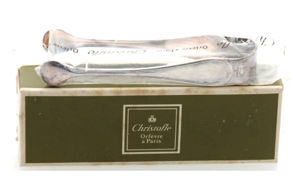 CHRISTOFLE - Pince à sucre en métal arge