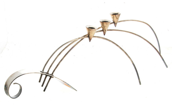 Candélabre design à 3 bras de lumière en