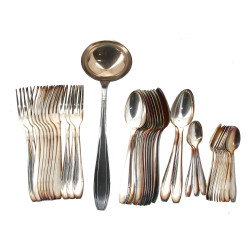 APOLLO - Ménagère en métal argenté compr