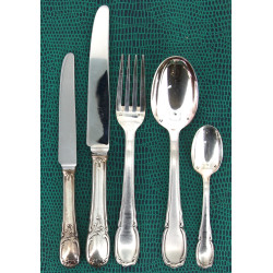 Ménagère en métal argenté complète avec 