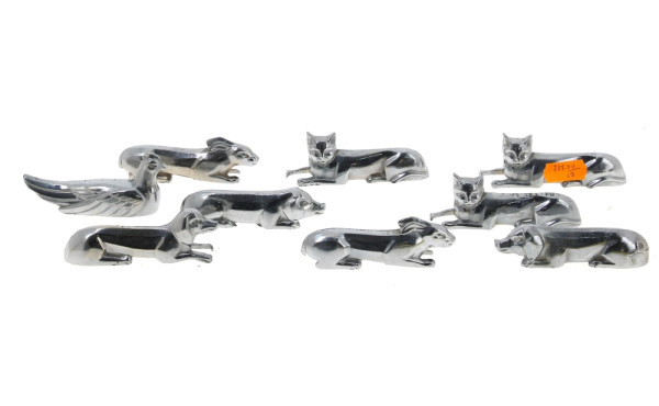 9 porte-couteaux animaliers ART DECO en 