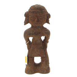 CHINE - Satuette funéraire en fonte repr
