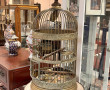 Importante cage à oiseaux ancienne de fo