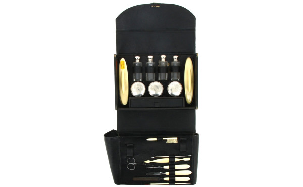 Nécessaire de toilette de voyage ancien 