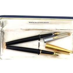 WATERMAN - Deux stylos encre vintage, pl