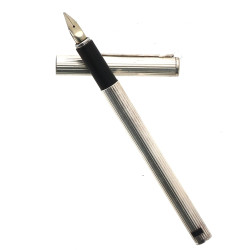Stylo vintage AURORA en argent 925ème, p