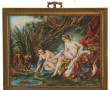 D'après BOUCHER "Baigneuses", miniature 