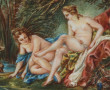 D'après BOUCHER "Baigneuses", miniature 