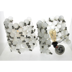 Paire d'appliques design réalisées à par