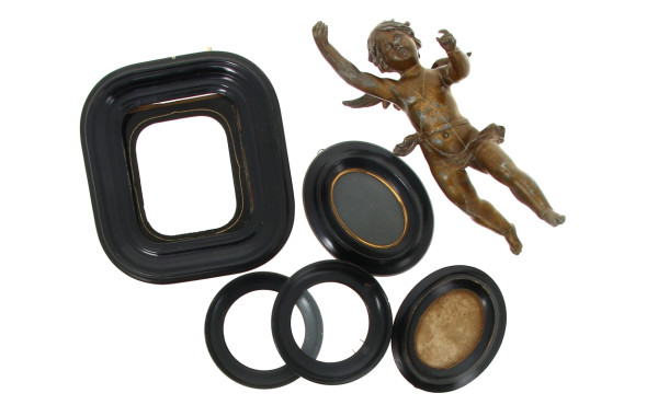 5 porte-photos encadrements noirs Napolé