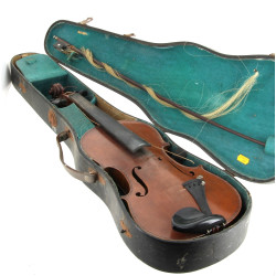 Violon d'étude avec son archet, travail 