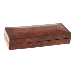 Coffret allongé en loupe 29 x 11,5 c 5 c