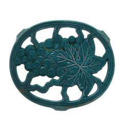 Dessous de plat en fonte émaillée en ver
