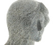 Sculpture en granit "buste de femme" dat
