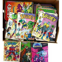 Carton de BD souples diverses dont nombr