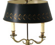 Lampe bouillotte en bronze et laiton, ab