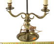 Lampe bouillotte en bronze et laiton, ab