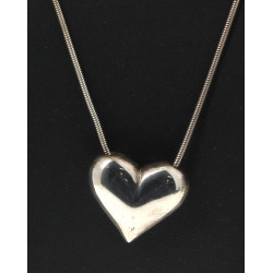 TIFFANY & C° - Pendentif cœur en argent 