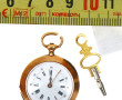 Montre de gousset ancienne en or jaune, 