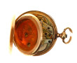 Montre de gousset ancienne en or jaune, 