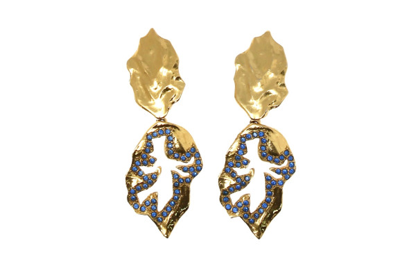 YVES SAINT-LAURENT - Paire de grands cli