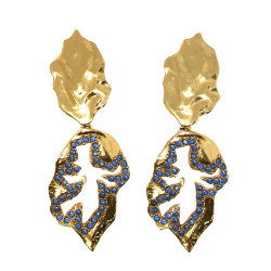 YVES SAINT-LAURENT - Paire de grands cli