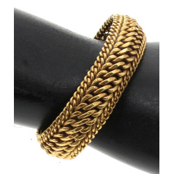 Bracelet en or jaune 18 cts (750ème), po