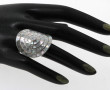 Bague en argent 925ème et nacre, poids b