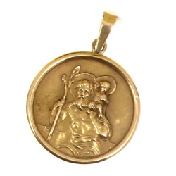 Médaille St Christophe avec l'Enfant Jés