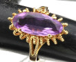 Bague en or jaune 18 cts, poinçon tête d