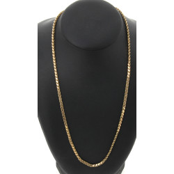 Long sautoir en or jaune 14 carats, poid