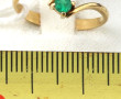 Petite bague en or jaune 18 carats, sert