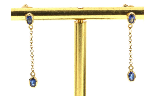 Paire de boucles d'oreilles pendantes en