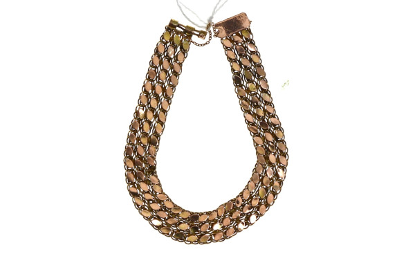 Bracelet à maille souple en or jaune 14 