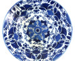DELFT - Plat rond ancien en faïence de D