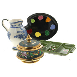 Lot comprenant un pichet KERALUC Quimper