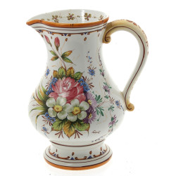 Grand pichet en faïence italienne, Bassa