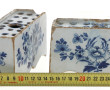 DELFT milieu XVIIIème - Paire de pique-f