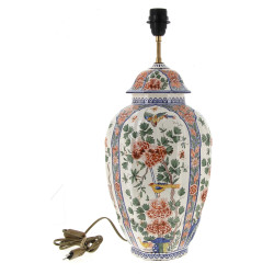 Grand pied de lampe en forme de potiche 