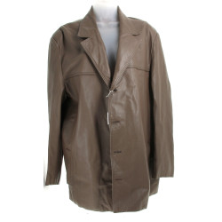 Veste homme en cuir, taille estimée XL (